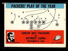 1965 Philadelphia Packers Play of the Year Vince Lombardi #84 VG VC1138