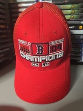 New Era Boston Red Sox World Series 2004 Champions Official Fitted Hat Flex EUC 