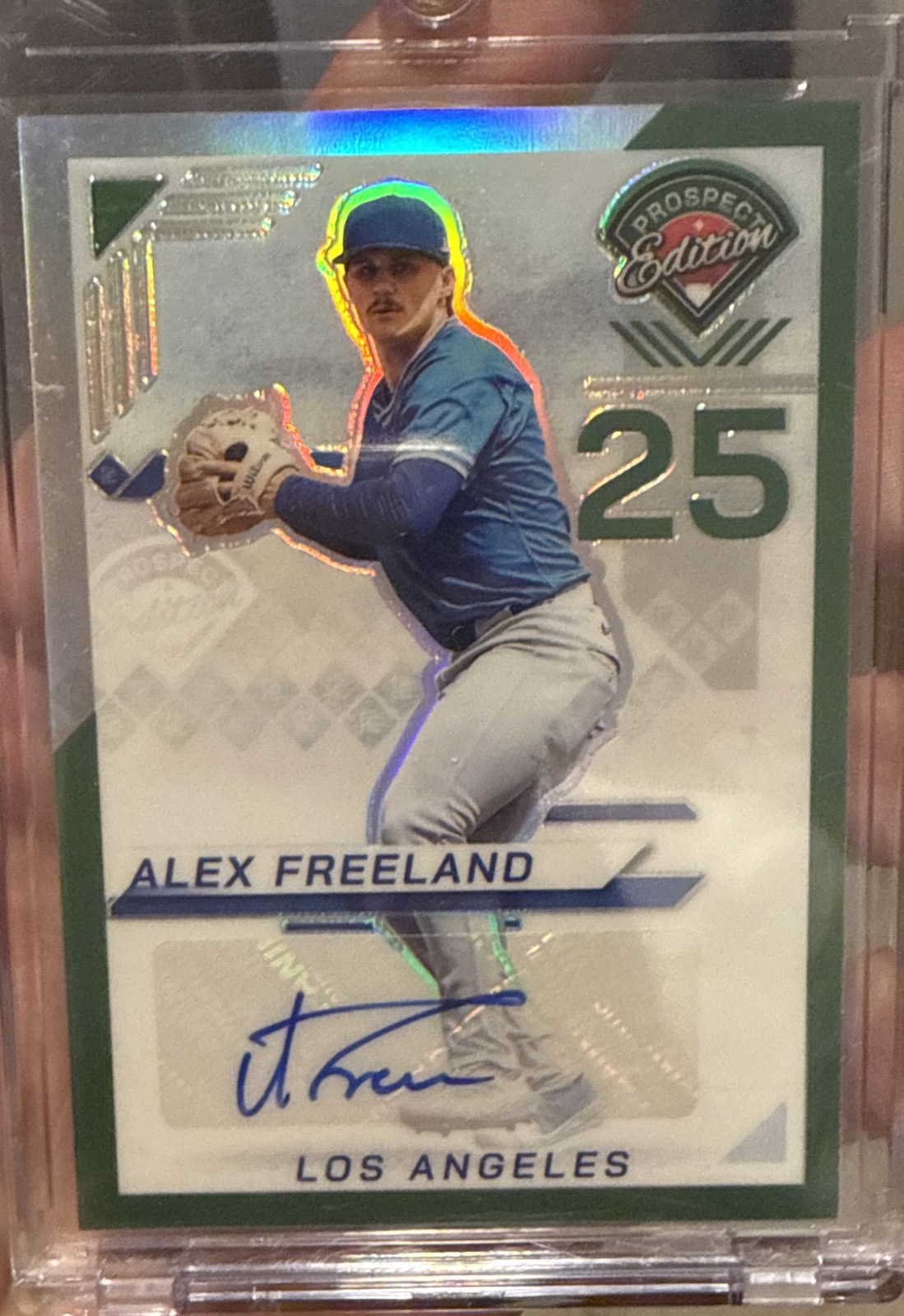 Panini Prospect Edition Alex Freeland Refractor Auto