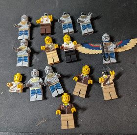LEGO Pharaoh's quest bulk (Some parts from 7325,73267307,7327 and some minifigs)