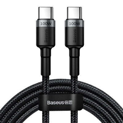Baseus 2m USB-C Cable Black 200cm   Fast Charging USB Type C Cord (BASEUS)