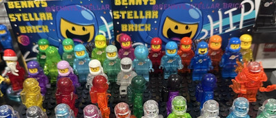 LOT OF 1 Random Lego Classic Spaceman BLIND BAG Trans Figure Customs by BSB23