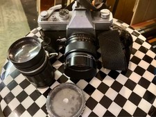 Mamiya Sekor 1000 DTL 35mm SLR Camera Body With vivitar lens AS IS xtra