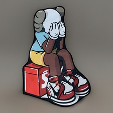 Kaws Sitting Non Slip Carpet Wall Doormat Rug...