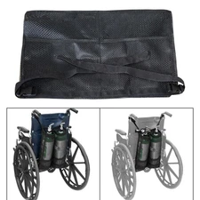 Oxygen Storage Bag for Wheelchairs Double Oxygen Tank Holder for Wheelchairs