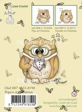 Leane Creatief Popco Christmas Clear Stamp Scrapbooking