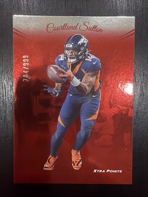 2024 Panini Prestige Courtland Sutton Xtra Points Red 784/999 Broncos