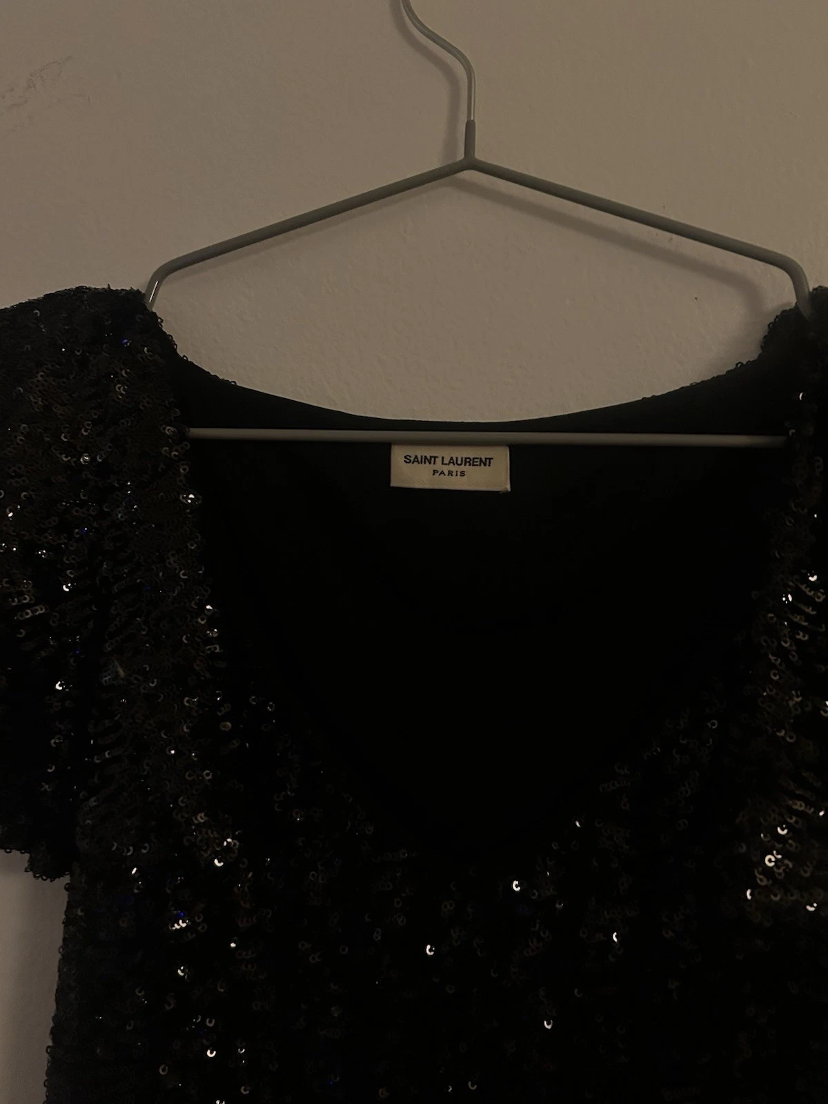 Saint Laurent — Saint Laurent Paris  FW 2016 Lips Silk Iconic Dress Size EU 36 fits 34 XS - US 4