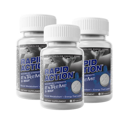 #ad #ad 3 30ct Bottles Total 90Tabs Rapid Action Extreme 2 Way Energy FOCUS MOOD Boost $47.89