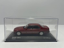 1/43 Bmw 5 Series Sedan E34 Minicar Red Metallic