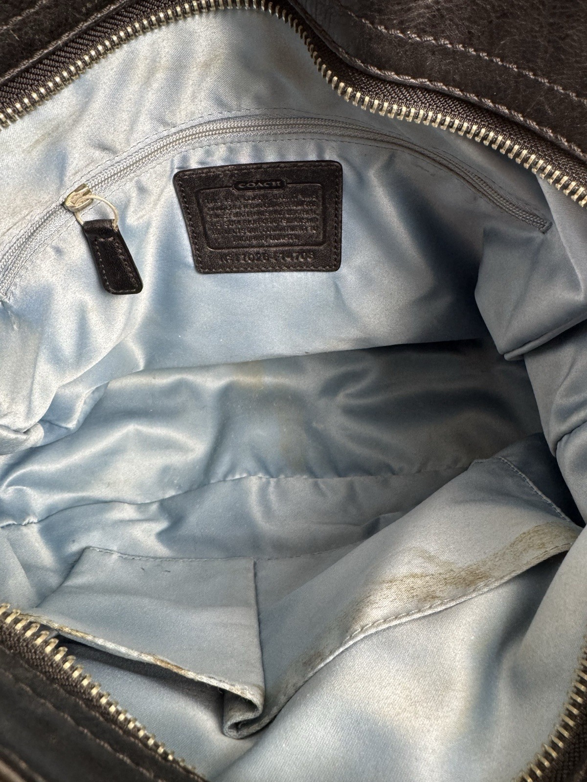 Vtg Coach Y2K Signature C Jacquard Hobo Shoulder Bag Black Leather Trim thumbnail 11