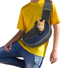 Pet Sling Carrier for Small Dogs Cats,Breathable Mesh Travelling Hand Puppy B...