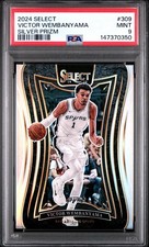 PSA 2024 Panini Select Mezzanine #309 Victor Wembanyama SIlVER Prizm Holo POP/5