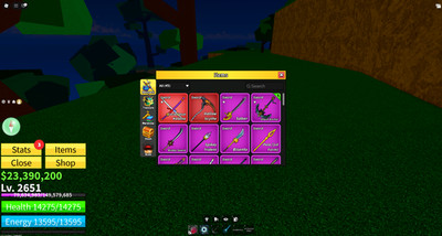 Maxed out Blox Fruits, Bee Swarm Simulator, GAG, PS99, Horrific Housing, Etc.