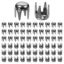 TIXIPEM Round Dome Rivets 100pcs - 3mm Round Dome Studs Metal Claw Beads Na...