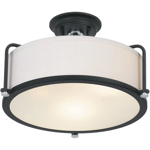 Calvary - 3 Light Semi-Flush Mount in Transitional style - 17.5 Inches wide by - Picture 8 of 11