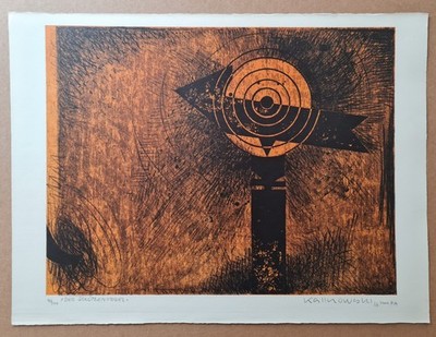 KALINOWSKI, HORST E. Orig. Lithografie handsigniert Nr. 7/100 Schützenvogel 1967