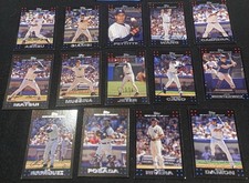 Lot Of 14–2007 Topps New York Yankees Jeter, Rodriguez, Rivera, Pettitte Giambi