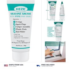 Food Grade H1 Silicone Grease PTFE Lubricant -40 to 428F Teflon Tube