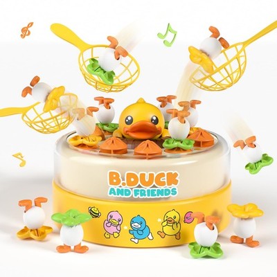 B.Duck Catch and Bounce Games Toys for 3-5, B.Duck Board Games with 3 Nets fo...