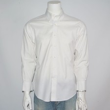 BROOKS BROTHERS Regent Stretch Non Iron White Cotton Dress Shirt Sz 16 - 33
