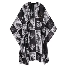 Delantal de tela para corte de pelo, capa de peluquero, salón de peluquería