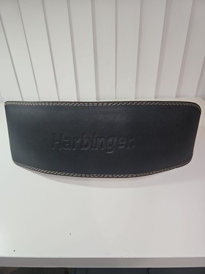 Harbinger 6'' Padded Leather Weight Lifting Belt Size XL 