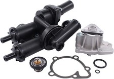 Engine Water Pump and Thermostat Assembly for 200 2011-2014, Sebring 2007-2010