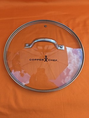 Copper Chef Glass Replacement Lid Only for Pot Pan Skillet 10'' Inch 