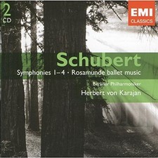 Herbert Von Karajan Audio CD , Schubert: Symphonies Nos. 1-4; Ros, audioCD