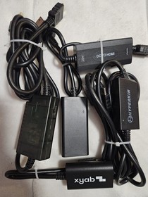 BIG Lot of HDMI Adaptors for N64, Wii, NGC, SNES, SFC, & Dreamcast