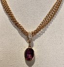 Swarovski Swan Necklace Earrings Set Gold Plated Crystals — photo 6