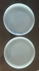 2 Vintage Fire King Turquoise Blue 9” Dinner Plates MCM
