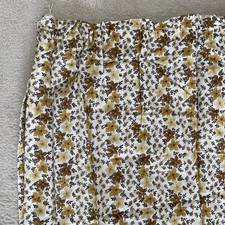 Pair of leaf pattern curtains each 60” wide x 68” drop smoke & pet free home