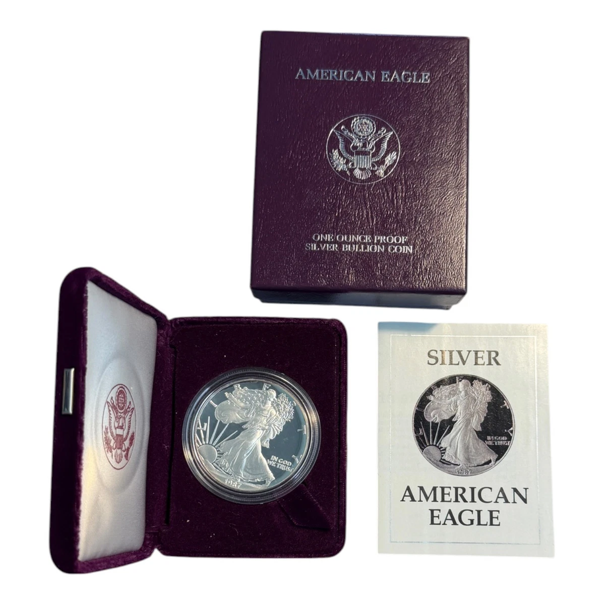 American Eagle Proof 1987 Silver Bullion Coins for sale | eBay