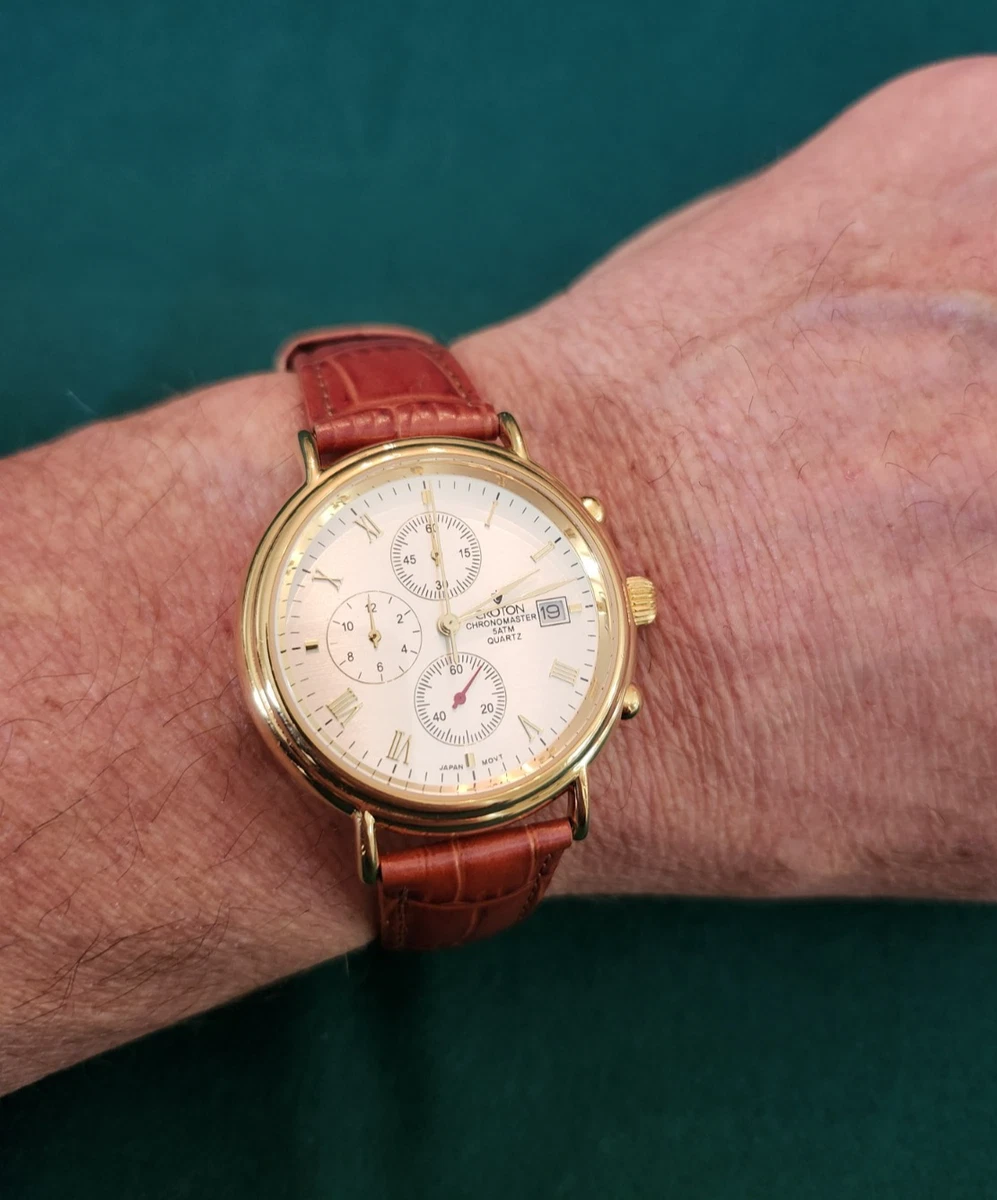 Croton Gold Band Wristwatches for sale | eBay display picture 2