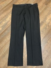 NEW Mens Kenneth Cole Reaction Black Flex Suit-Separate Pants Modern 36X30
