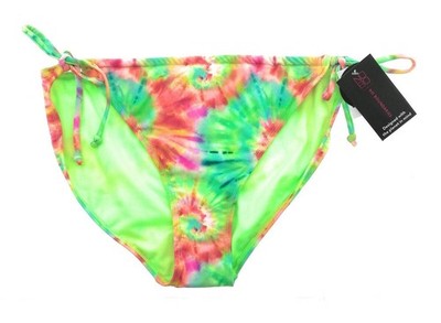 No Boundaries Womens Multi Color Tie Dye Swim Bottoms Size XL