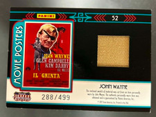 2011 PANINI AMERICANA MOVIE POSTERS GRINTA JOHN WAYNE ACTOR WORN PATCH 288/499