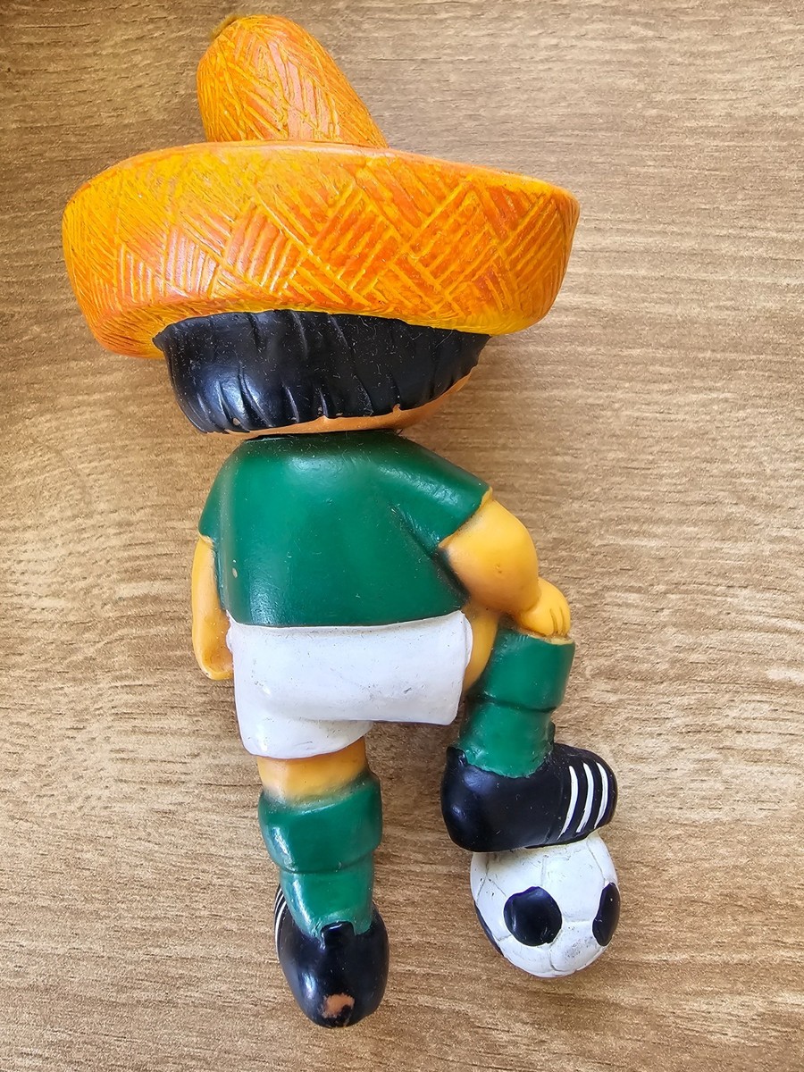 Mexico 70 Juanito Figurine World Cup Mascot Adidas Ball Vintage