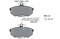 Bremsbelagsatz Scheibenbremse Vorderachse FüR Audi 100 C3 Stufenheck Avant