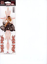 Aufkleber Set Modell Pinstripe MC Girl Größe ca. 20,5 x 7,0 cm