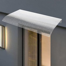 3.5mm Rain Shelter, Clear Window Awning Door Canopy Awning,80*50cm Awning Canopy