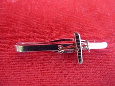 sch&ouml;ne, alte Krawattenspange ,  925 Silber ,  Flugzeug