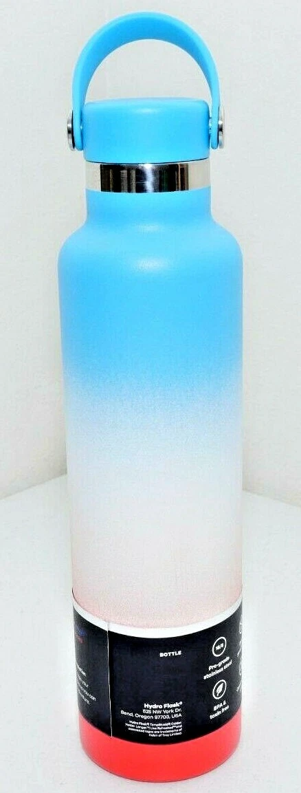Coconut RAINBOW 24oz Wide Mouth Hydro Flask HAWAII SHAVE ICE Exclusive Ombre