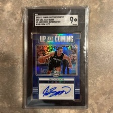 2021 Jalen Suggs BLUE SGC 9 Rookie /75 Up And Coming AUTO PANINI  #UCA-JSU