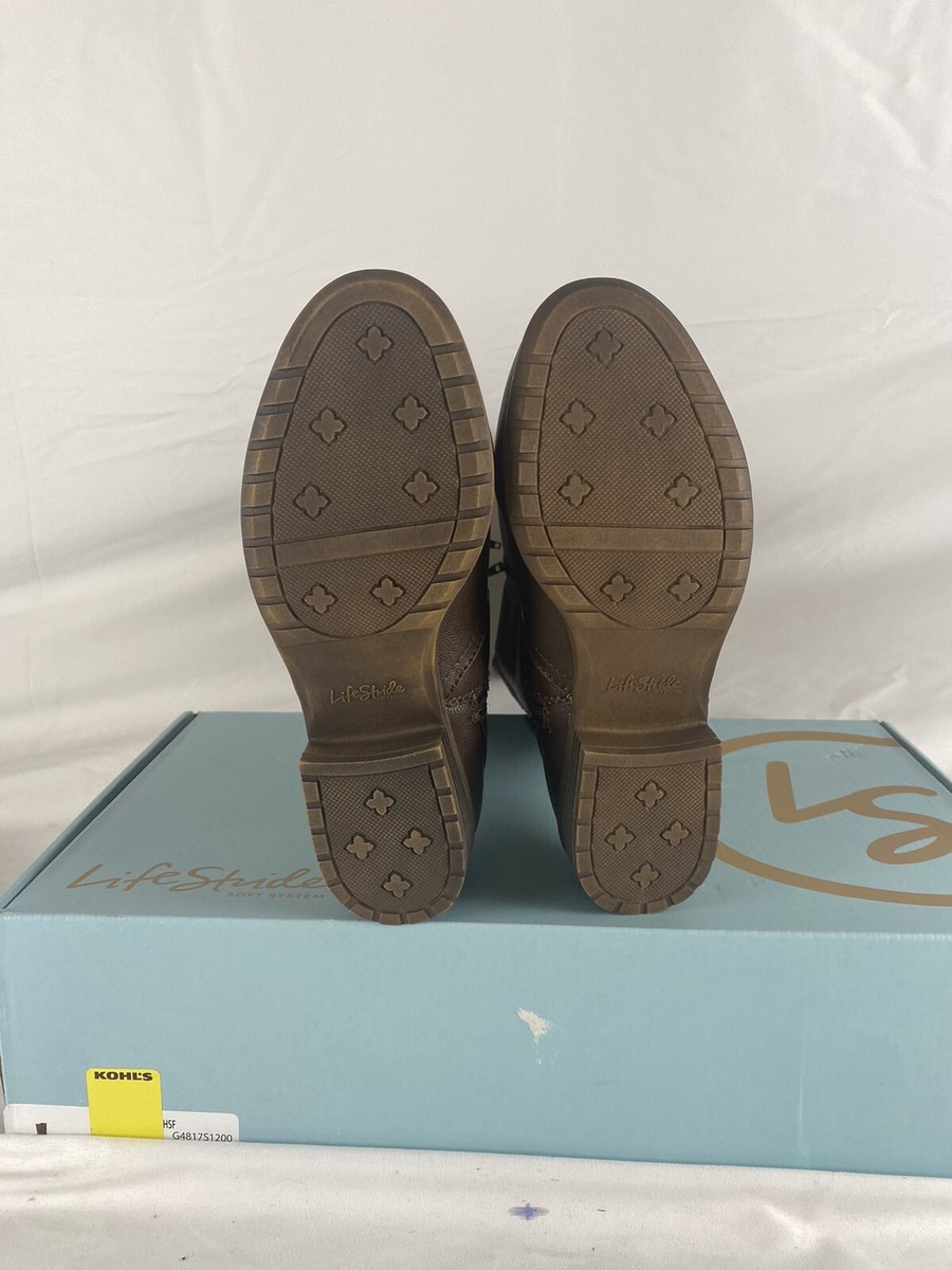 LifeStride Women's, Xtrovert Tall Shaft Boot Dark Tan Wide