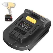 Adapter For Milwaukee 18V Lithium Battery Convert to Dewalt 20V MAX Tools