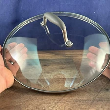 Glass Metal Pot Pan Lid Replacement Grip Handle Fits 12"