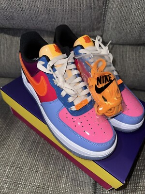 Nike Air Force 1 Low x Undefeated Total Orange 2022 DV5255 400 Mens Size 8.5 NEW